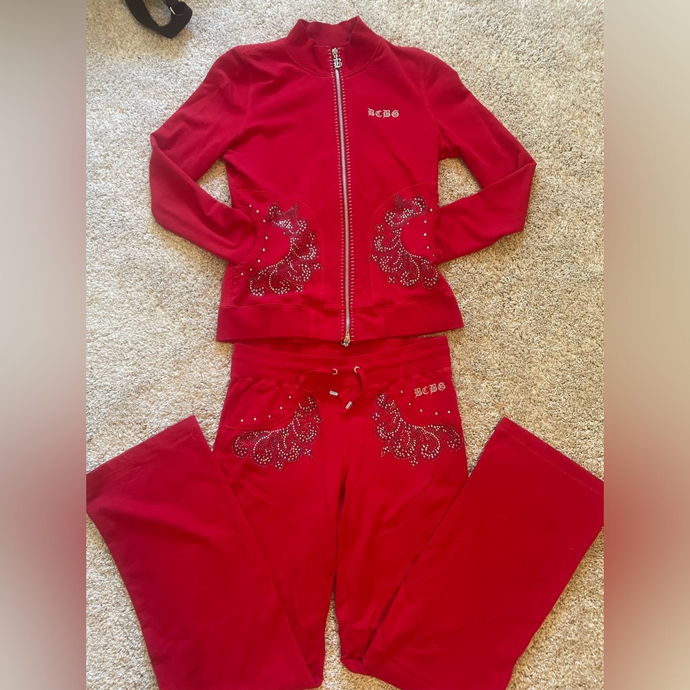 Bcbgmaxazria tracksuit set